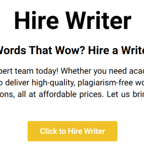 Hire Writer