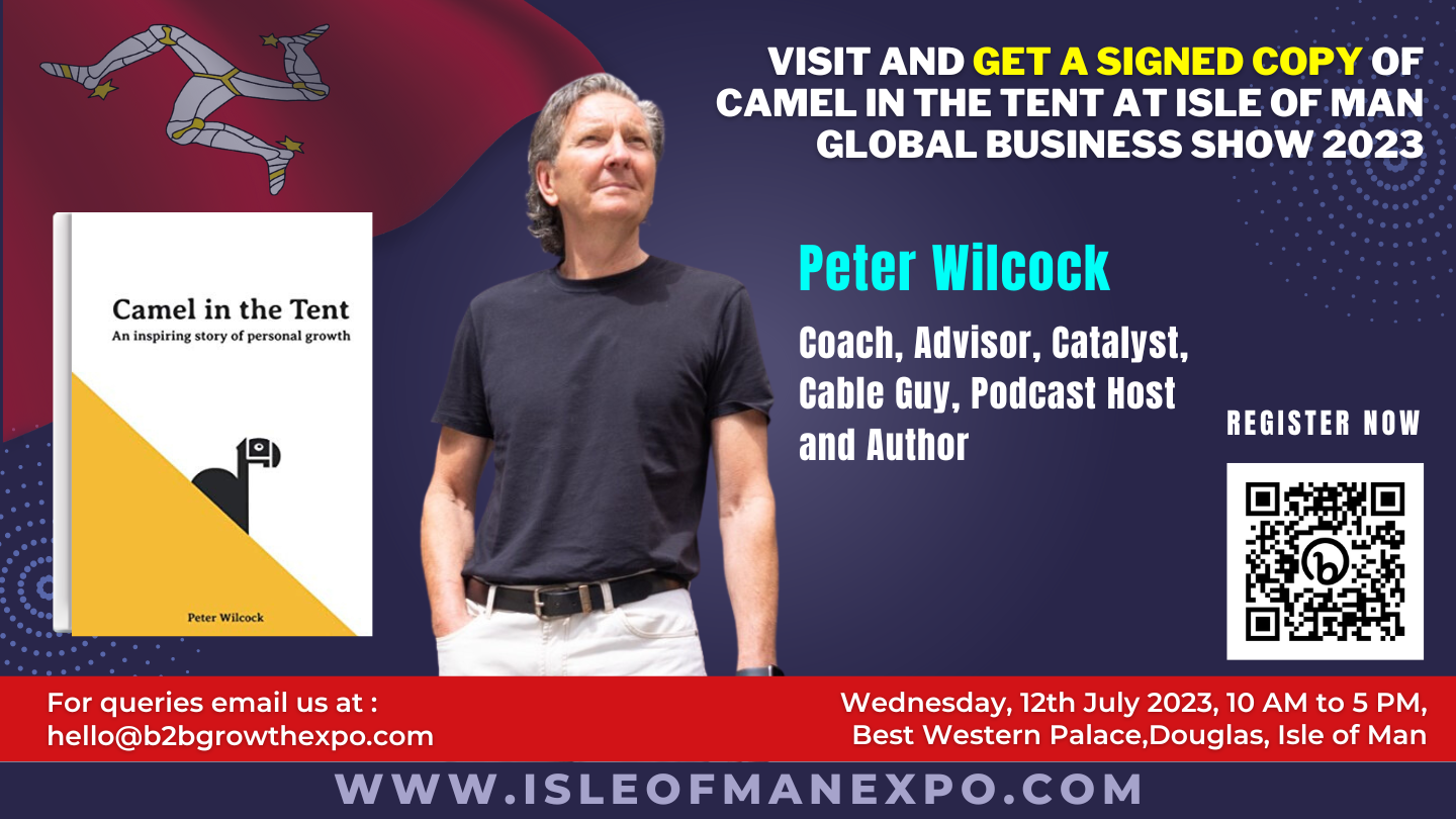 Meet Peter Wilcock and Get a Signed Copy of “Camel in the Tent”!